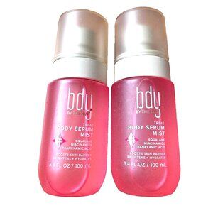x 2 bdy by Tree Hut Body Serum Mist 3.4 oz each BRIGHTEN HYDRATE